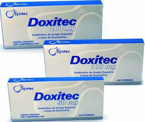 Antibiótico Doxitec - Caixa com 16 Comprimidos  - Agropet Mineiro