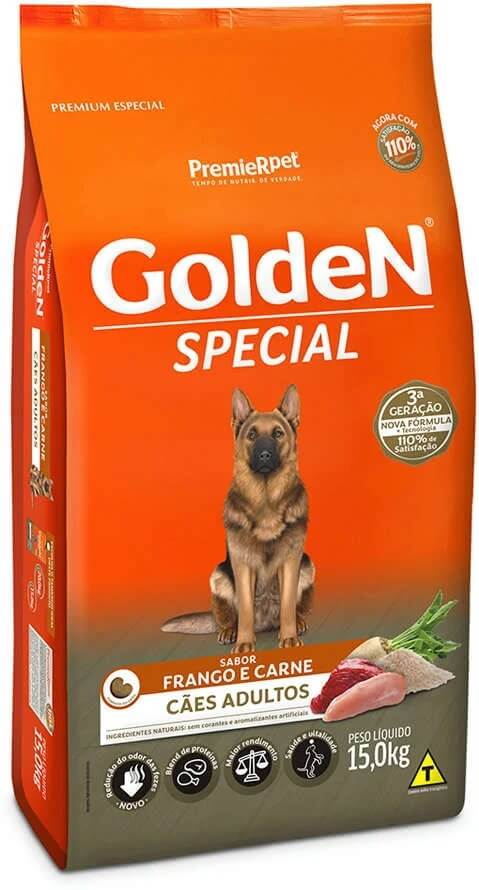 Golden Formula Cães Special Adulto Porte Médio/Grande Frango e Carne  - Agropet Mineiro