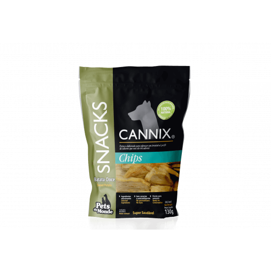 Petisco Natural Cannix - Chips de Batata Doce 130g