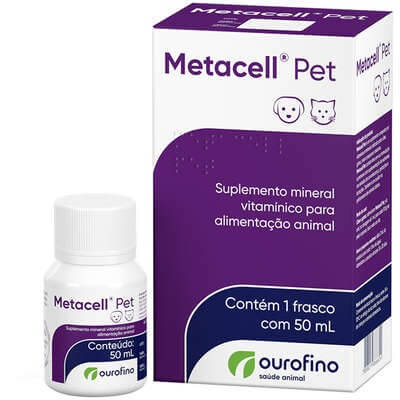 Suplemento Vitamínico Metacell Pet 50 ml