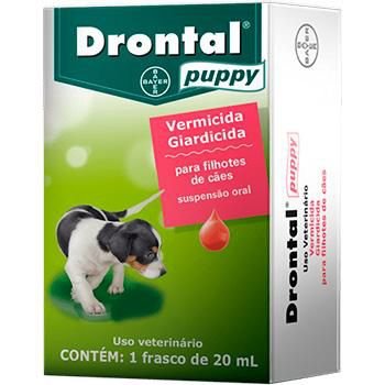 Vermífugo Drontal Puppy - Para Filhotes 20ml  - Agropet Mineiro