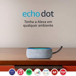 Smart Speaker Amazon Echo Dot 3ª Geração - Alexa Caixa de Som