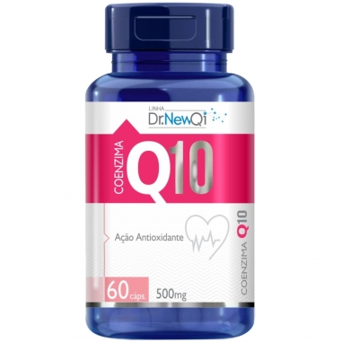 4x Coenzima Q10 Ubiquinona + Vitamina C e Cólageno Hidrolisado 60 Cáps Dr. New Qi - Upnutri