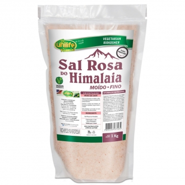 7x Sal Rosa Do Himalaia Integral 100% Natural Moido / Grosso Unilife