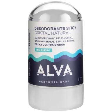 Kit 2 Desodorante Cristal Alva Vegano e Natural - 60g