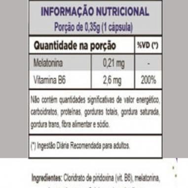 Kit 3 Melatonina C/ Vitamina B6 350mg 60 Cápsulas - Unilife