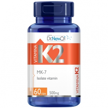 Kit 3 Vitamina K2 Menaquinona 60 Cápsulas 500mg Dr. New Qi - Upnutri