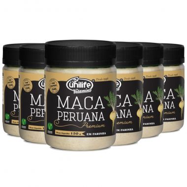 Kit 6 Maca Peruana Premium Em Pó 150g - Unilife