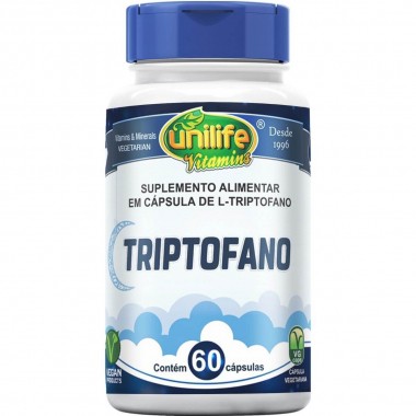 L-Triptofano 300mg 60 Cápsulas - Unilife
