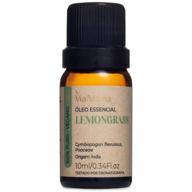 Óleo Essencial Lemongrass 10ml - Via Aroma