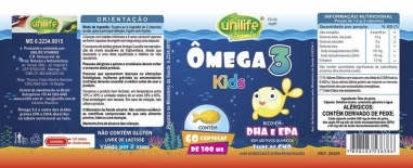 Ômega 3 Kids 60 Cápsulas - Unilife