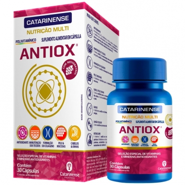 Polivitamínico Multi Antiox C/ 7 Nutrientes 30 Cáps - Catarinense