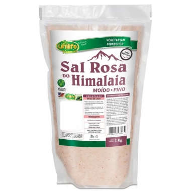 Sal Rosa Do Himalaia Integral 100% Natural 1 Kg - Unilife