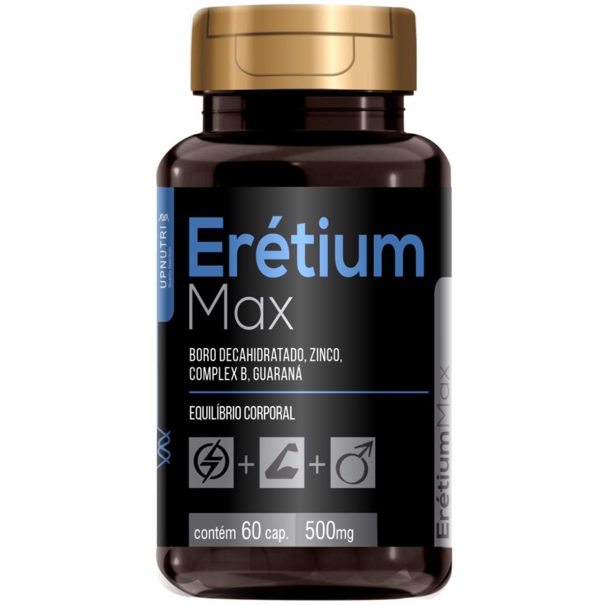 Erétium Max Estimulante 60 Cápsulas 500mg - Upnutri