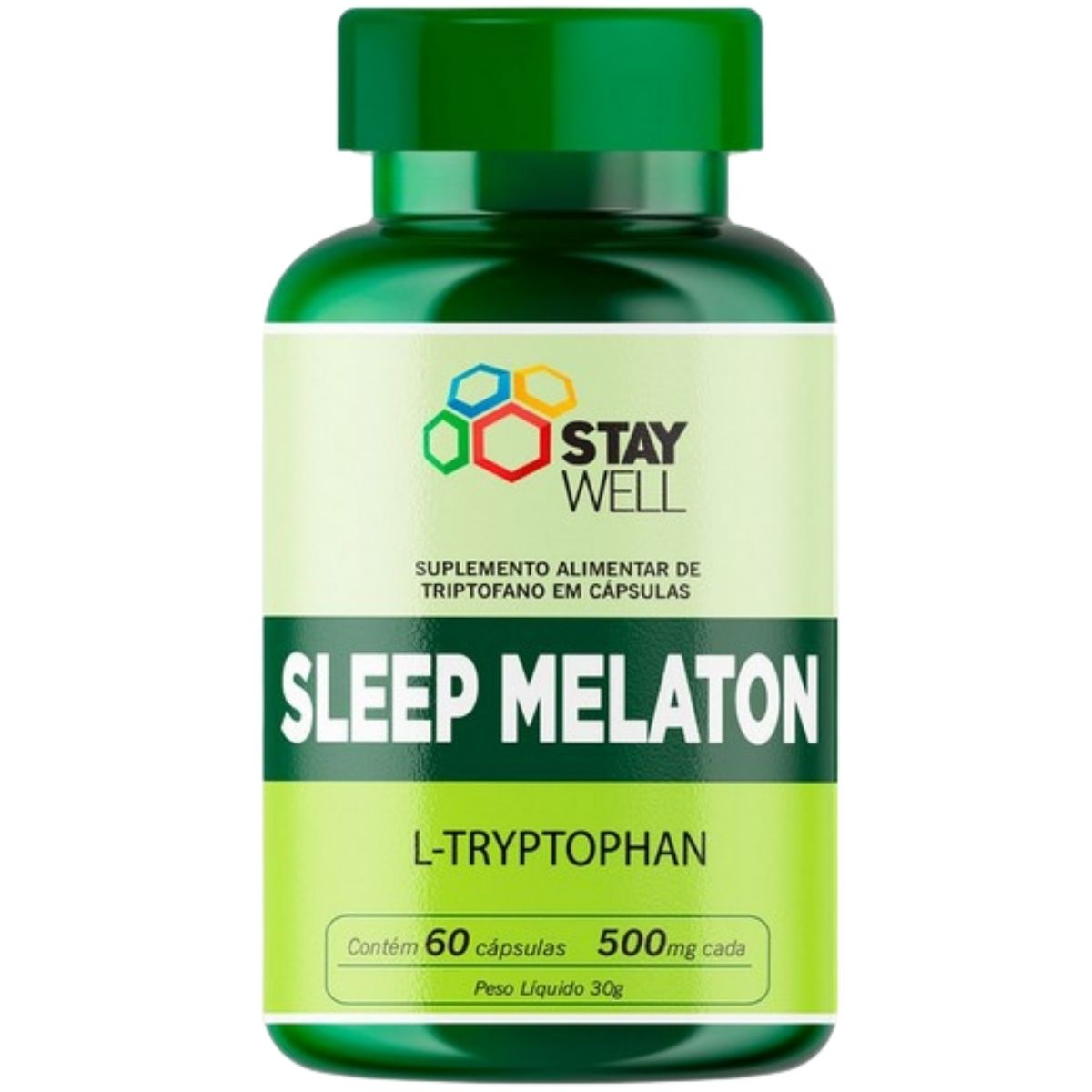 Sleep Melaton L-Triptofano 60 Cápsulas - Stay Well