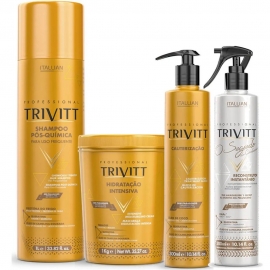 O segredo do cabeleireiro  Kit Profissional completo Hidratação Intensiva Trivitt