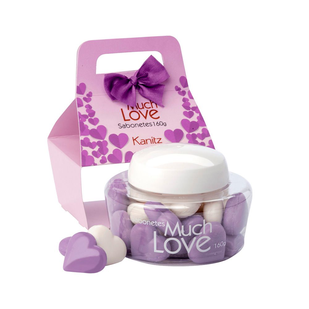 Sabonete Much Love Mini Coração Lilac 160g