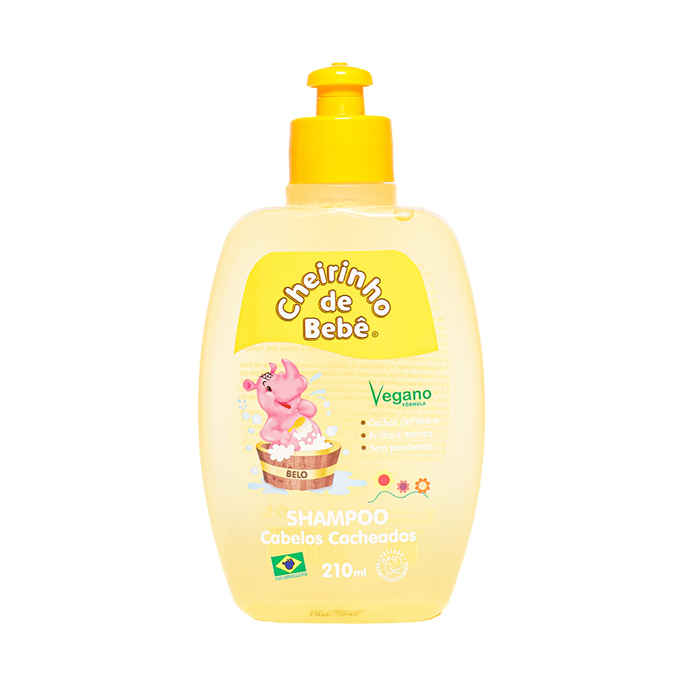 Shampoo Cabelos Cacheados Cheirinho de Bebê 210 ml