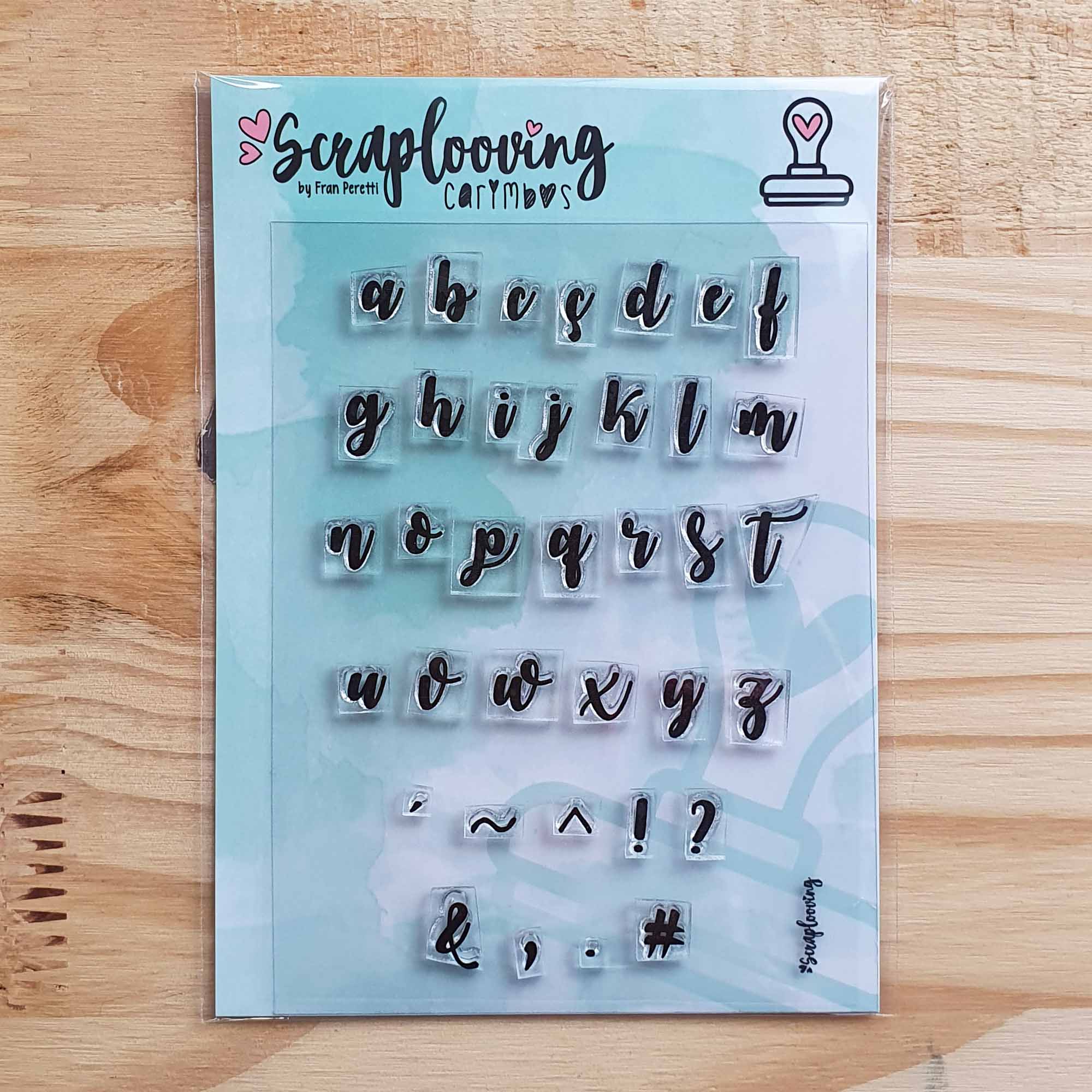 Cartela Alfabeto Brush Lettering