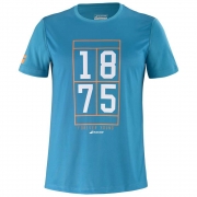 Camiseta Babolat Exercise Graphic Tee Azul Masculino
