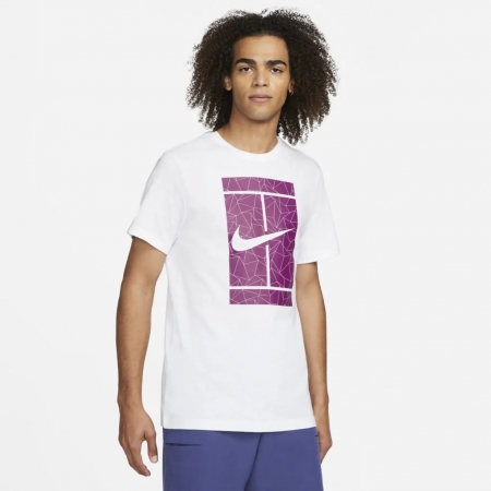 Camiseta NikeCourt Masculina Roxa