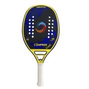Raquete de Beach Tennis Compass Coast Azul e Amarelo