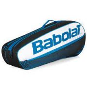 Raqueteira Babolat Holder X6 Club - Preto e Azul