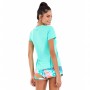 T-Shirt Feminina Alto Giro Skin Fit Verde Degrade  2131714