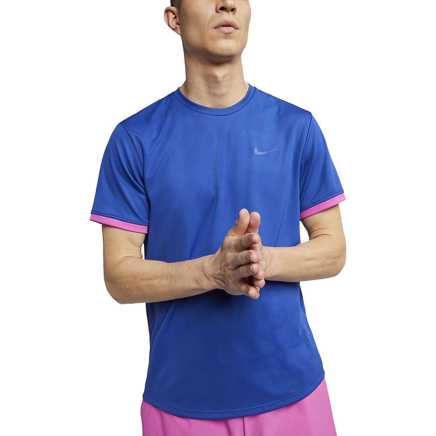 Camiseta NikeCourt Dri-Fit Azul  - PROTENISTA