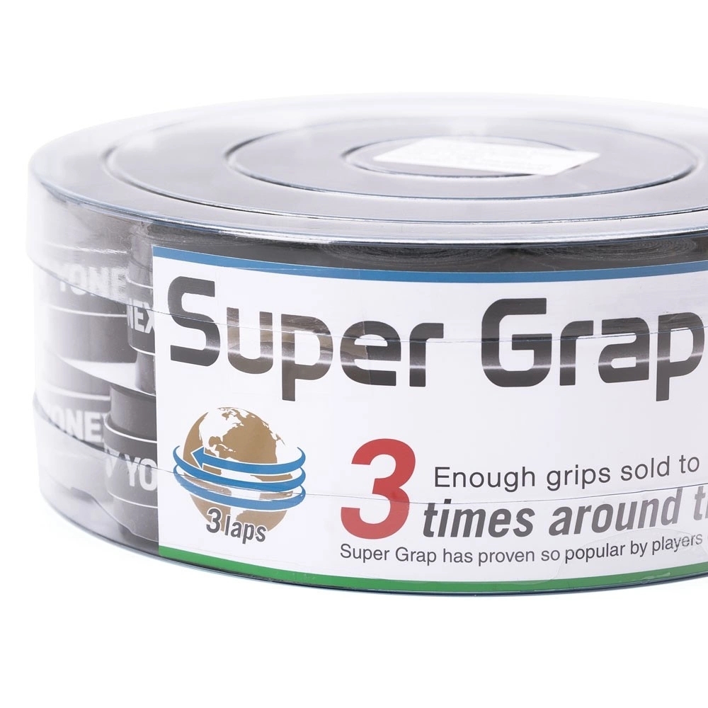 Overgrip Yonex Super Grap Preto - Pote com 36 Unidades - PROTENISTA