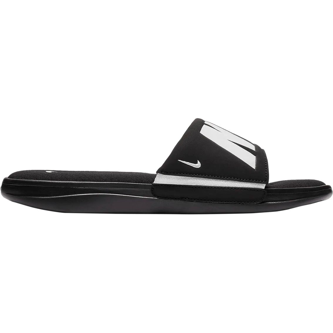Sandalia Nike Ultra Comfort 3 Slide Masculino - Preto e Branco