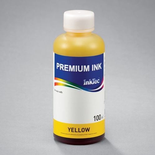 Tinta corante InkTec para Epson | modelo E0010-100MY | Frasco de 100ml | Cor : Amarela