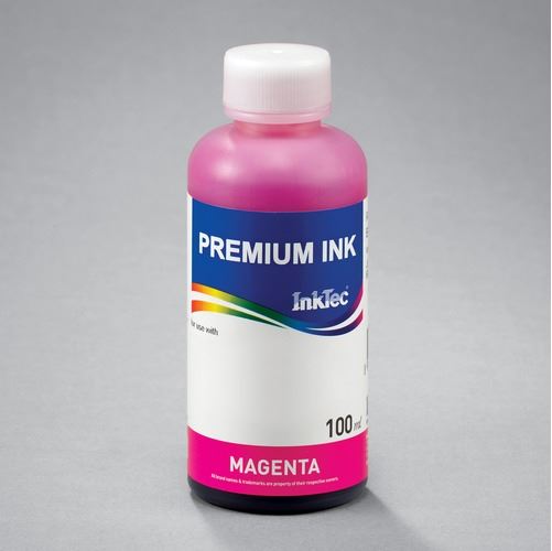 Tinta corante InkTec para Canon | modelo C5000D-100MM | Frasco de 100ml | Cor : Magenta