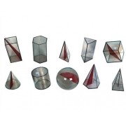 Sólidos Geométricos em Acrílico - 10 peças