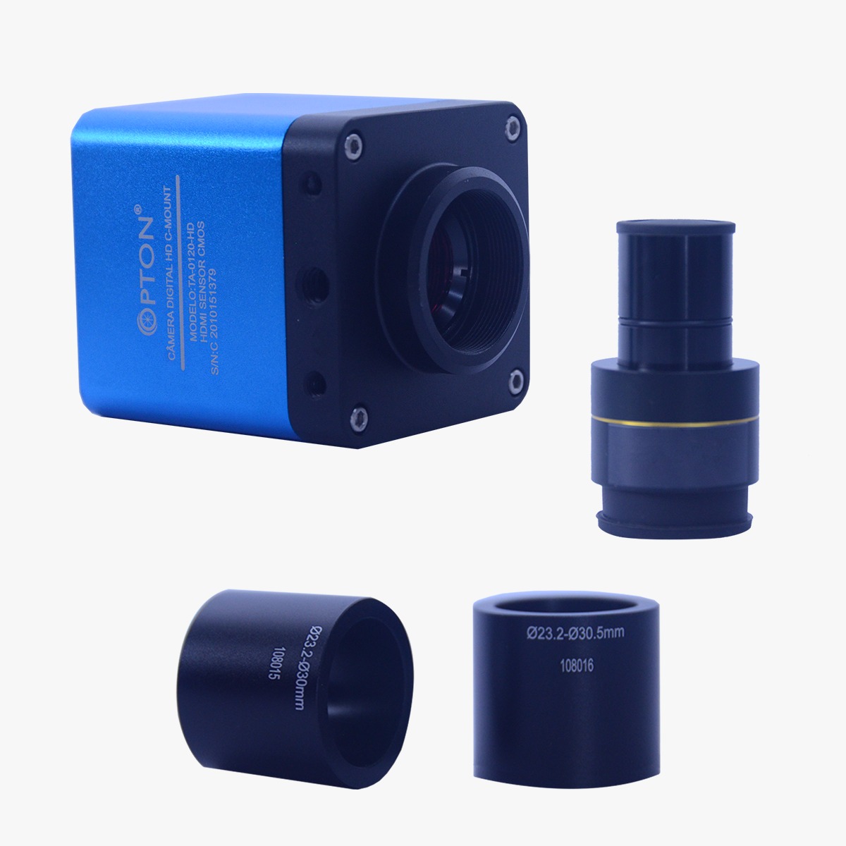 Câmera para uso na  Microscopia de Alta Resolução (HD) com Saída HDMI, USB e Cartão de Memória