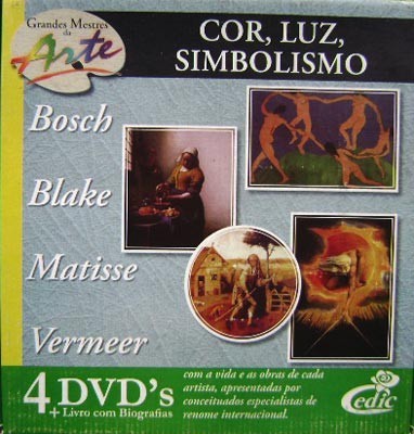 Grandes Mestres da Arte - Cor, lúz, simbolismo - 4 DVD's