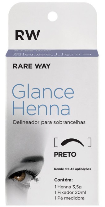 Kit Henna Preto Glance Rare Way