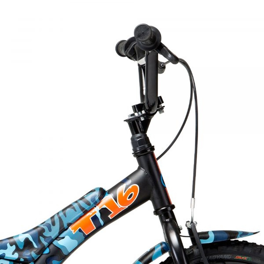 Bicicleta Infantil Groove T16 camuflada azul