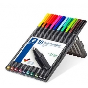 CANETA STAEDTLER ROLLERBALL TRIPLUS 0.4MM 10 CORES