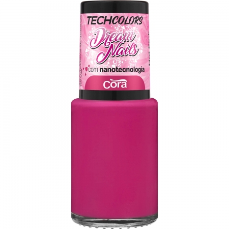 Esmalte Techcolors Cora 9ml Dream Nails Hot Pink