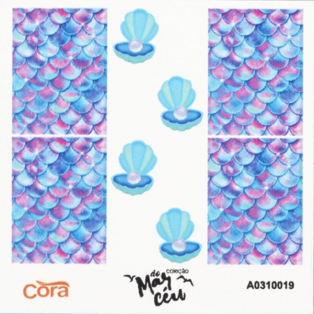 Hot Mary Nails Sticker - Adesivos - Coleção Do Mar Ao Céu - 0019