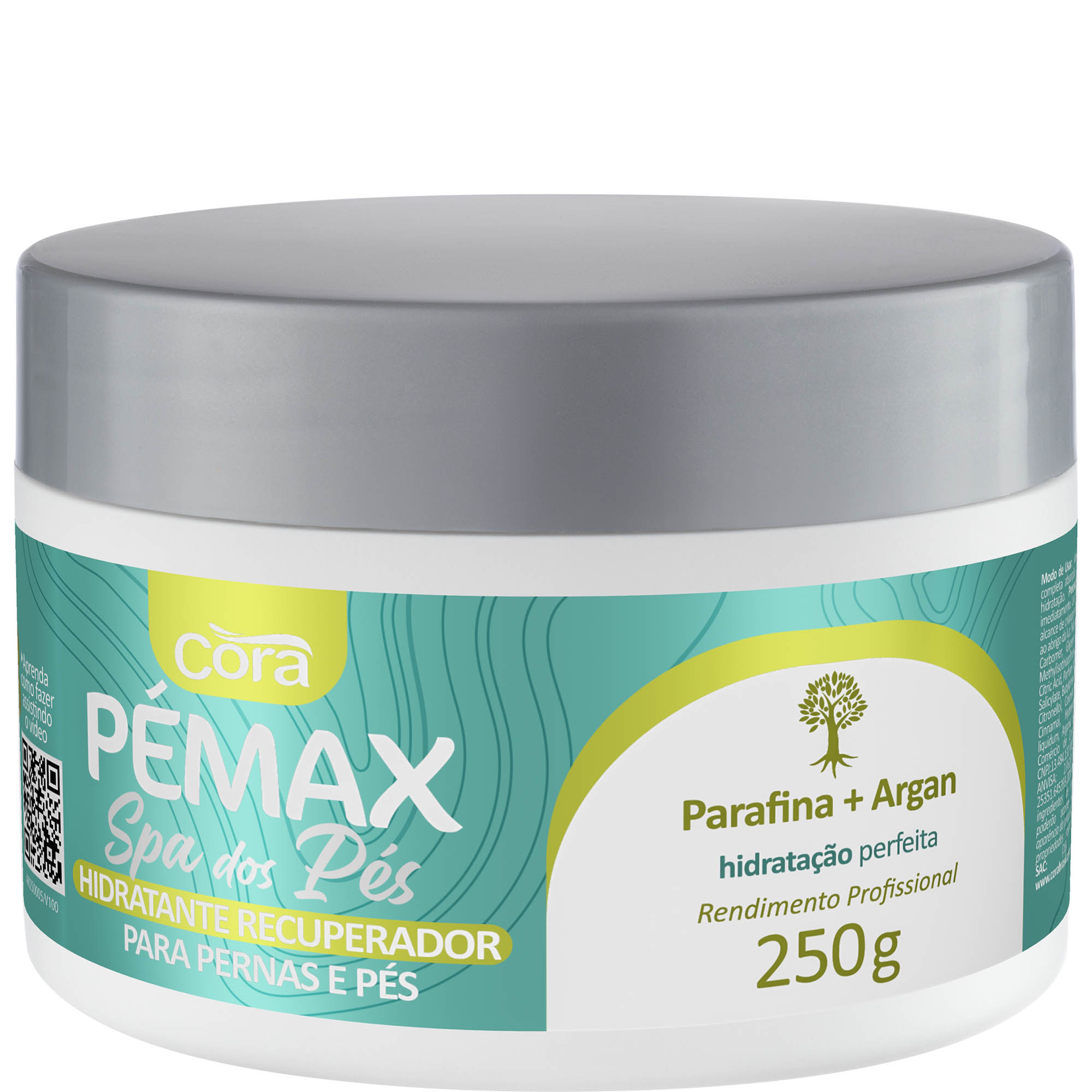 Pémax (NOVA EMBALAGEM) Parafina +Argan Pote 250g