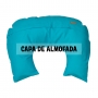 Capa de almofada de amamentação azul turquesa