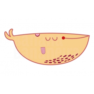 Tapete playmat baleia amarela