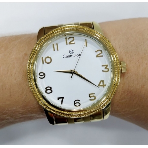 Relógio Feminino Champion Dourado CN29490W