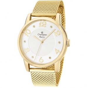 Relógio Feminino Champion Elegance Dourado CN26117B