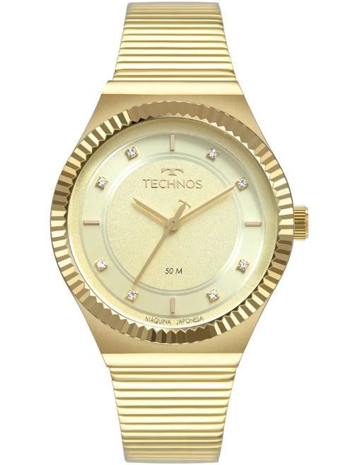 Relógio Feminino Technos Dourado 2035MRU/K4X