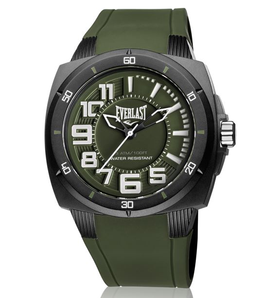 Relógio Masculino Everlast verde Militar E680