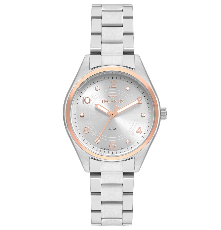 Relógio Feminino Technos Boutique Prata 2036MNQ/1K
