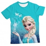 Camiseta Adulto Frozen Elsa MC